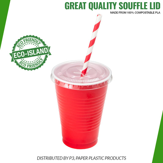 12oz Eco-Island Flat Lids 20/50