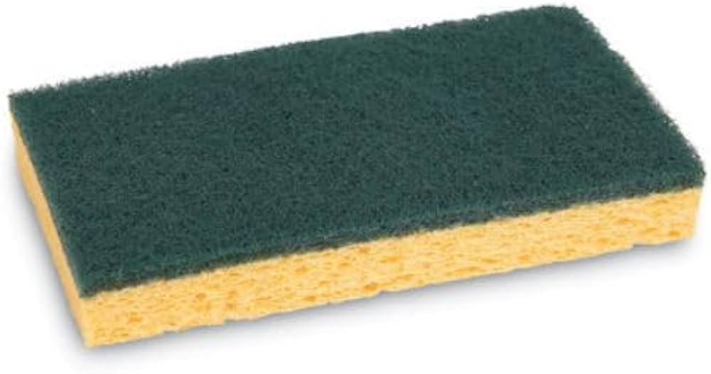 Scrubbing Sponge 96D Med Duty Green 1/12