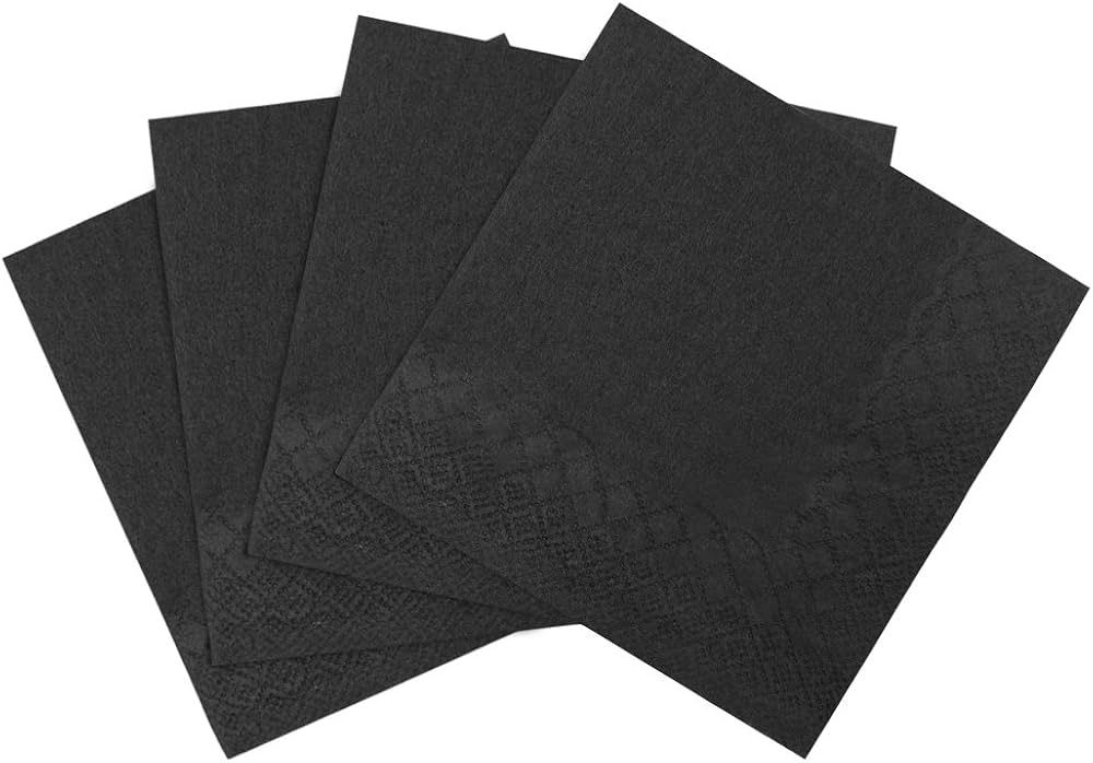 Beverage Napkins Blk 2Ply VB 4/250