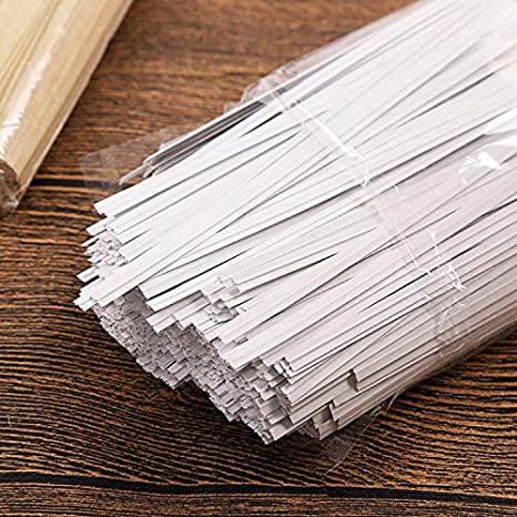 Bread Bags Ties White 15/2000