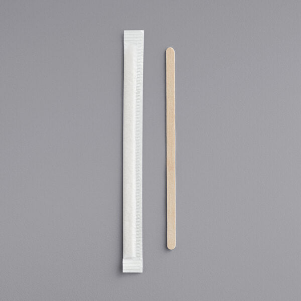 Stirrers Coffee Wood 5.5" EcoChoice 1/1000