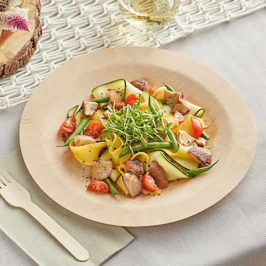 Wooden 7" Round Plates Choice 1/100