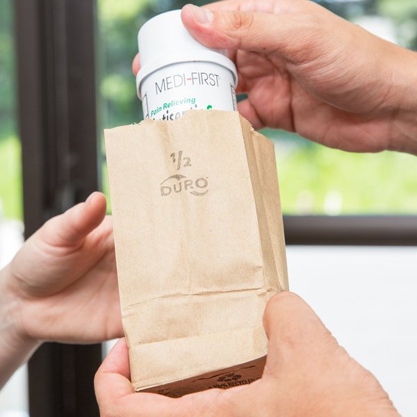 1/2# Brown Paper Bags 20/500