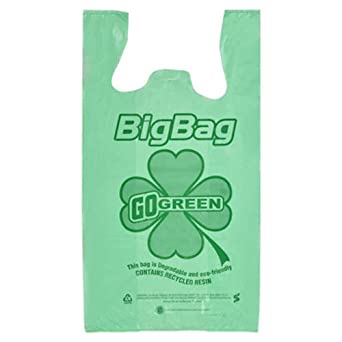 T-Shirt Bag 12x7x22 Go Green 1/700