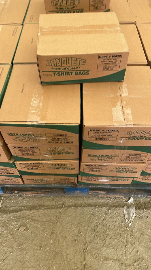 T-Shirt Bag 12x7x23 White 1/1000