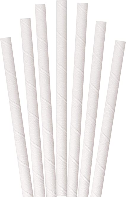 Paper Straw Unwrapped 8/350