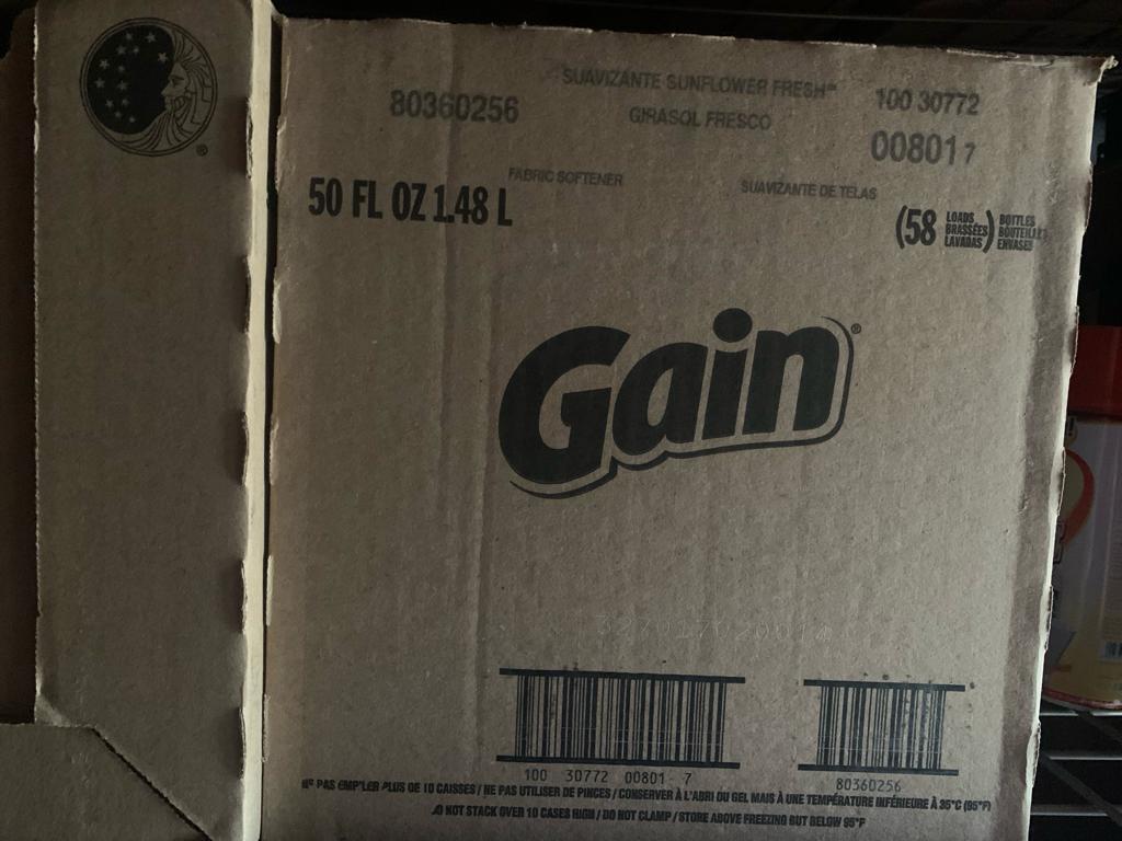 GAIN LIQUID SUN/FRESH SOFTNER 4/50oz