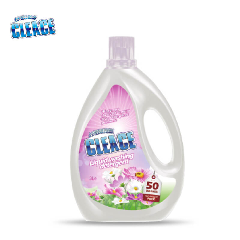 Cleace Multi-F Laundry Liquid Lemon 3Kgs. 1/4