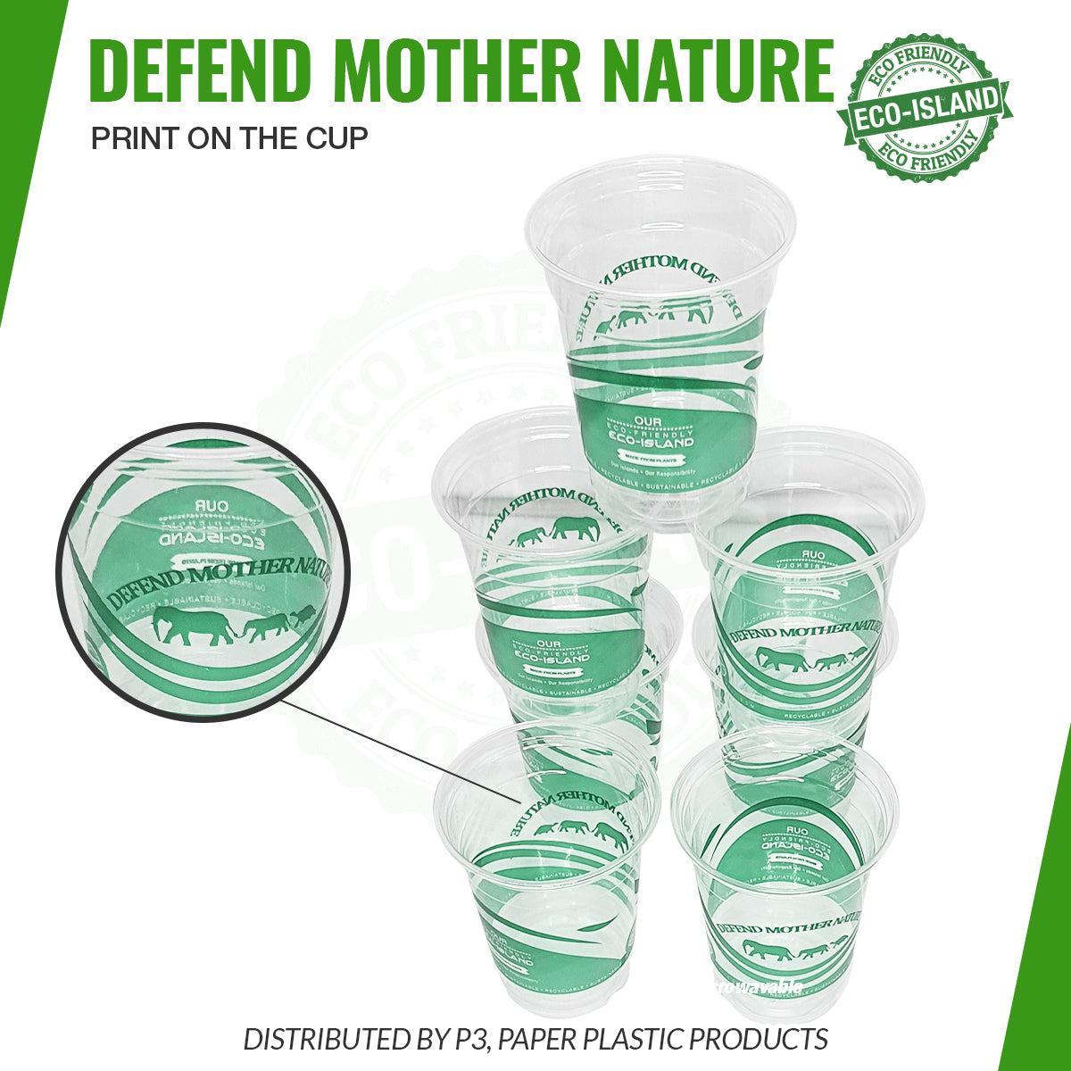 10oz Eco-Island Cups DMN 20/50