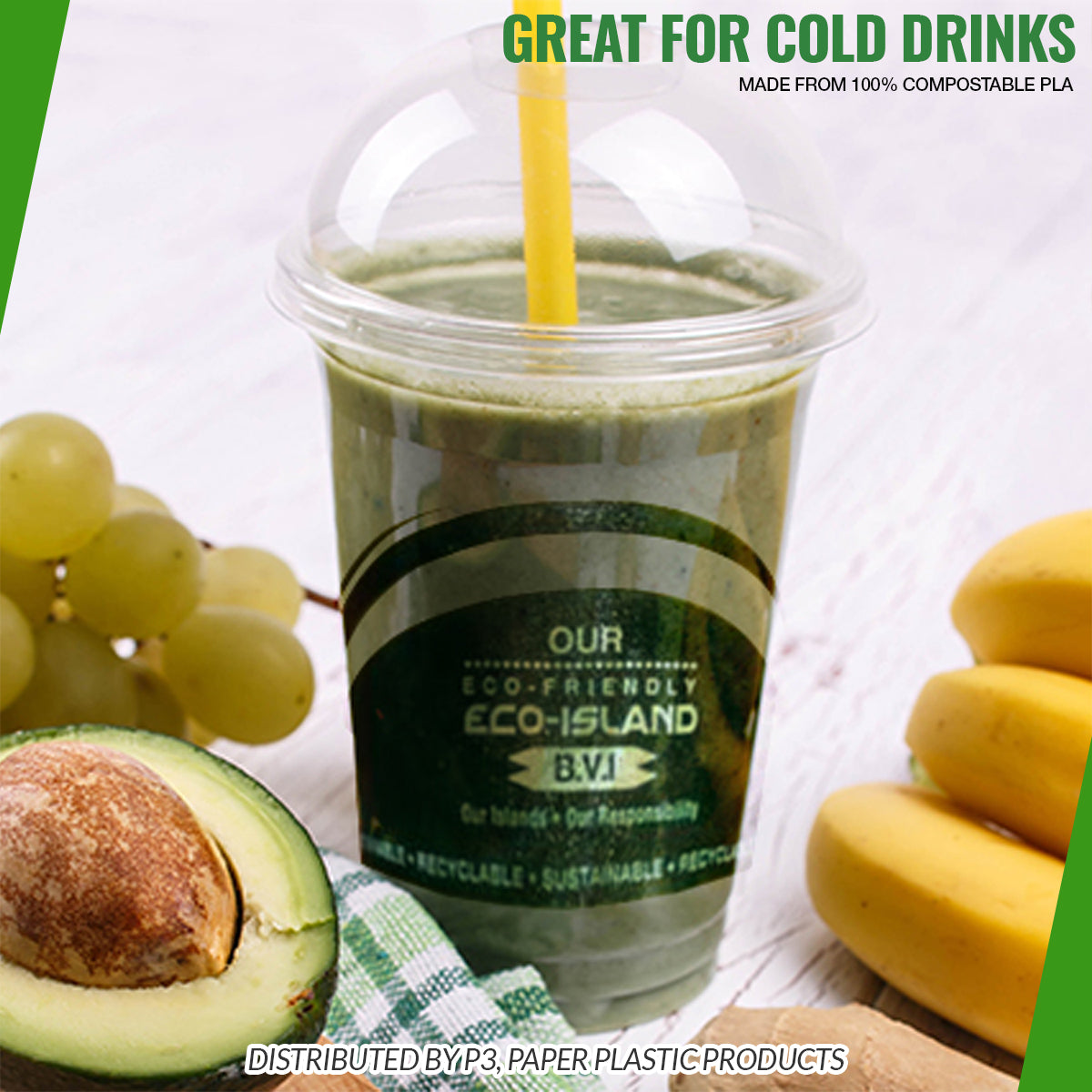 12oz Eco-Island Cups DMN 20/50