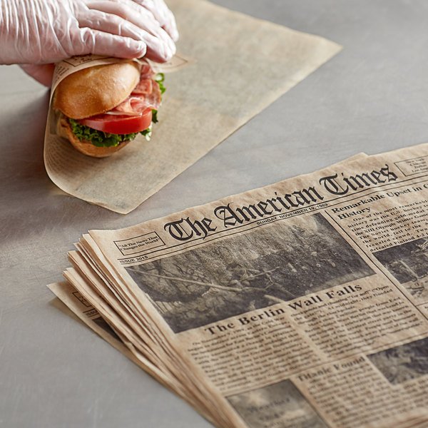Sandwich Wrap Newspaper Choice 1/1000