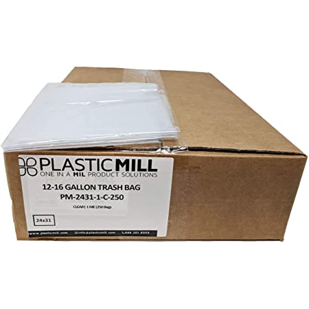 Garbage Bag 12-16gal Clear 1/1000