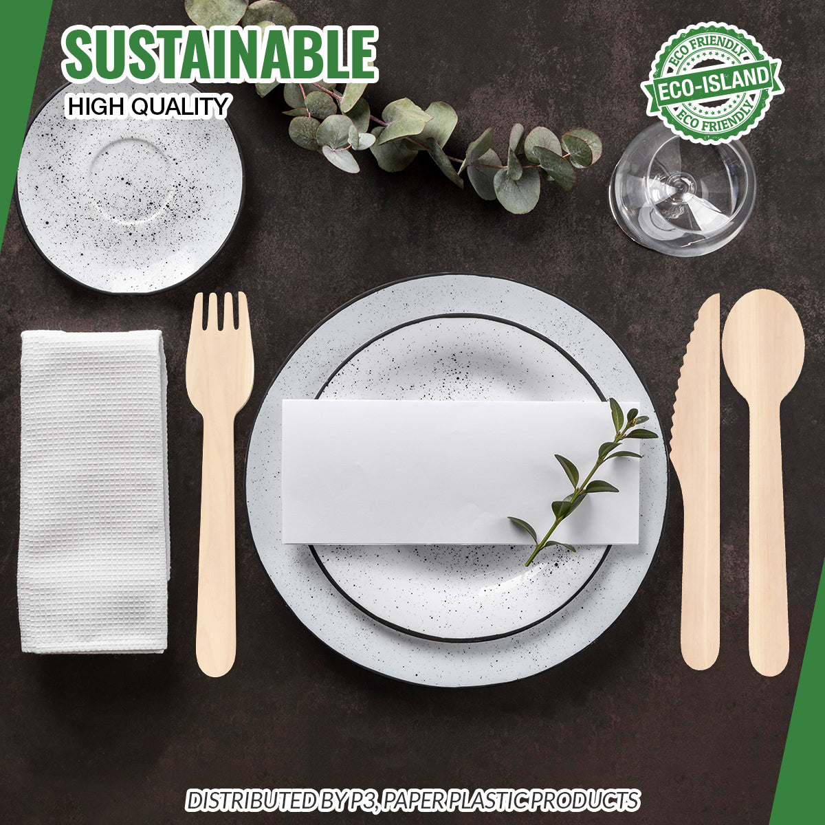 Wooden Combo 6.25" Combo (F,N,K,S) Eco-Island 1/500