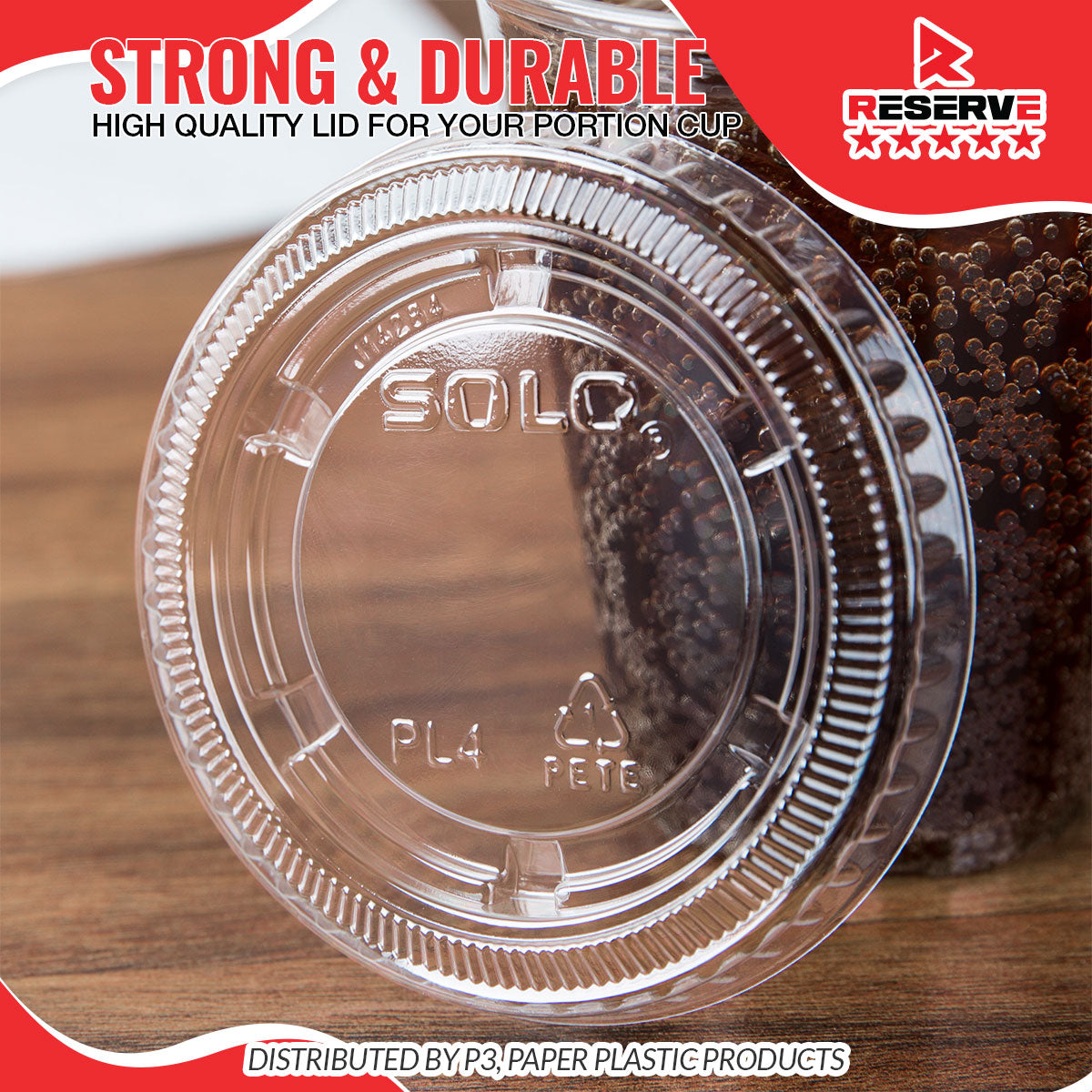 Souffle Lids Reserve 25/100 (2oz , 4oz)