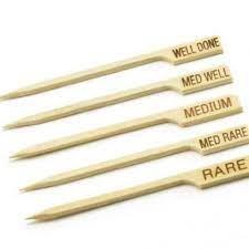 Bamboo Teppo Food Pick Paddle 6" Medium Eco-Island 100/100