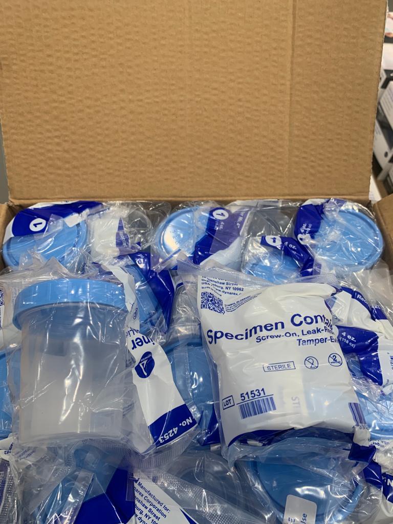 Specimen Containers - Sterile IND. Wrapped 4oz 1/100