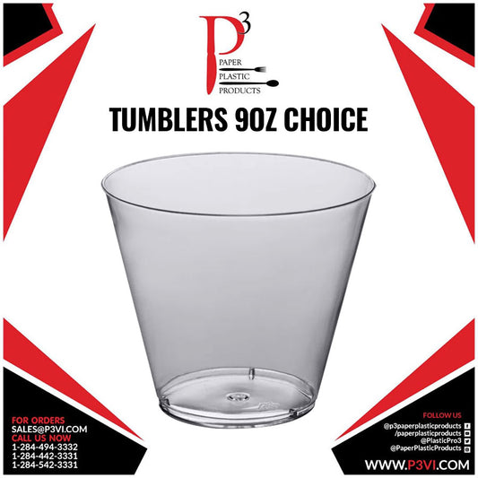 Tumblers 9oz Choice 20/25