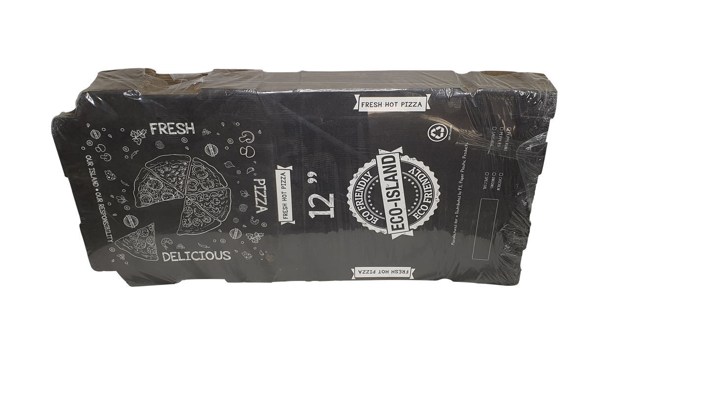 Pizza Box 12" Eco-Island BL 1/50