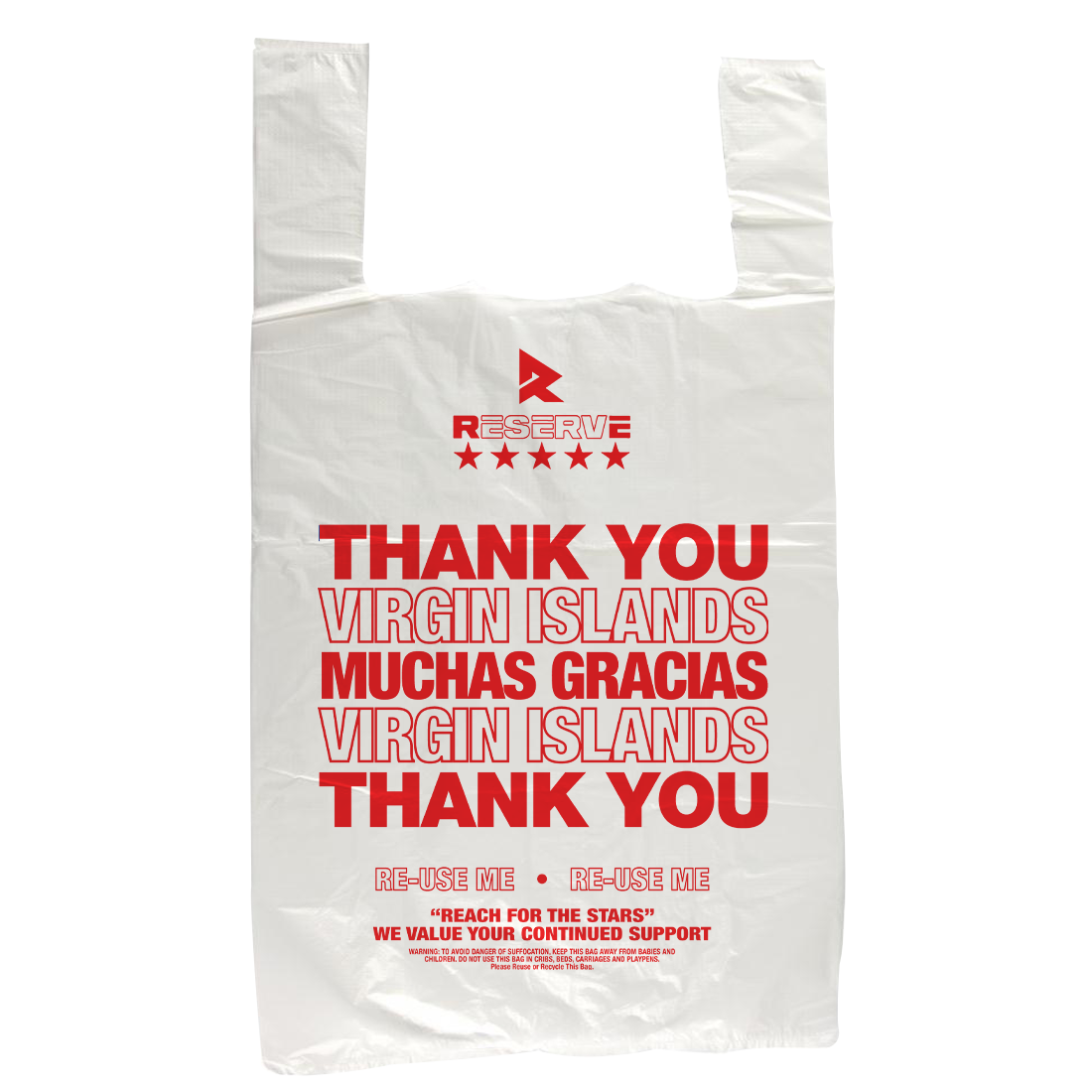 T-Shirt Bag 9x4.5x14.5 Reserve 40/50 | RTB10002 | RBPL10006
