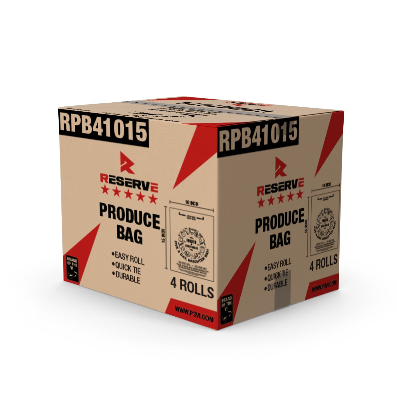 Produce Storage Bags RESERVE 10"x15" 4/875
