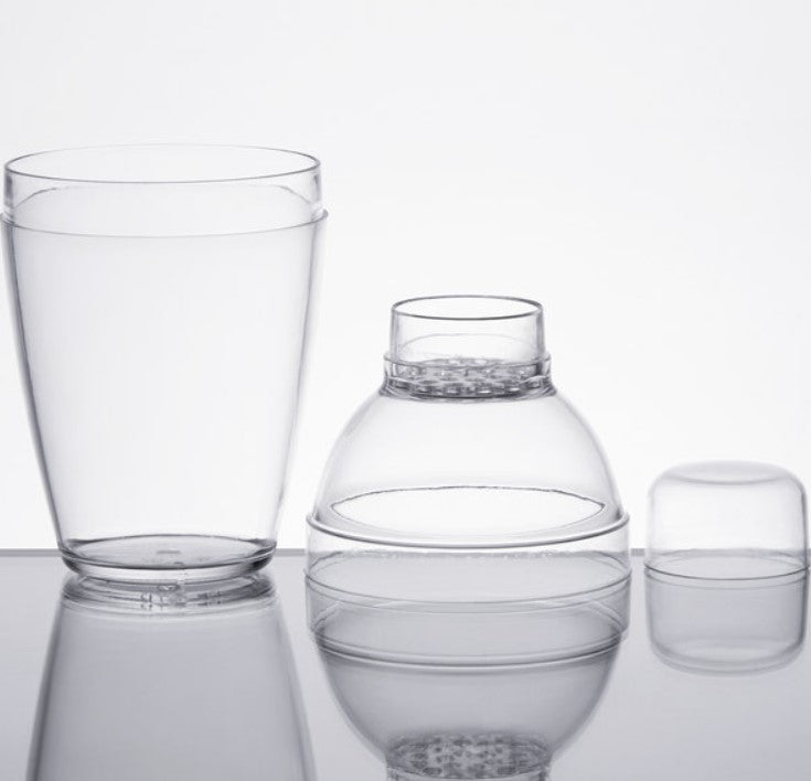 Disposable 10oz Clear Plastic Shaker 24/1