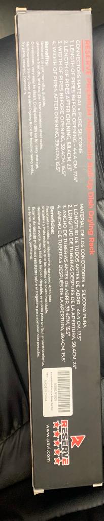 Expandable Roll-Up Dish Drying Rack Reserve 25/1