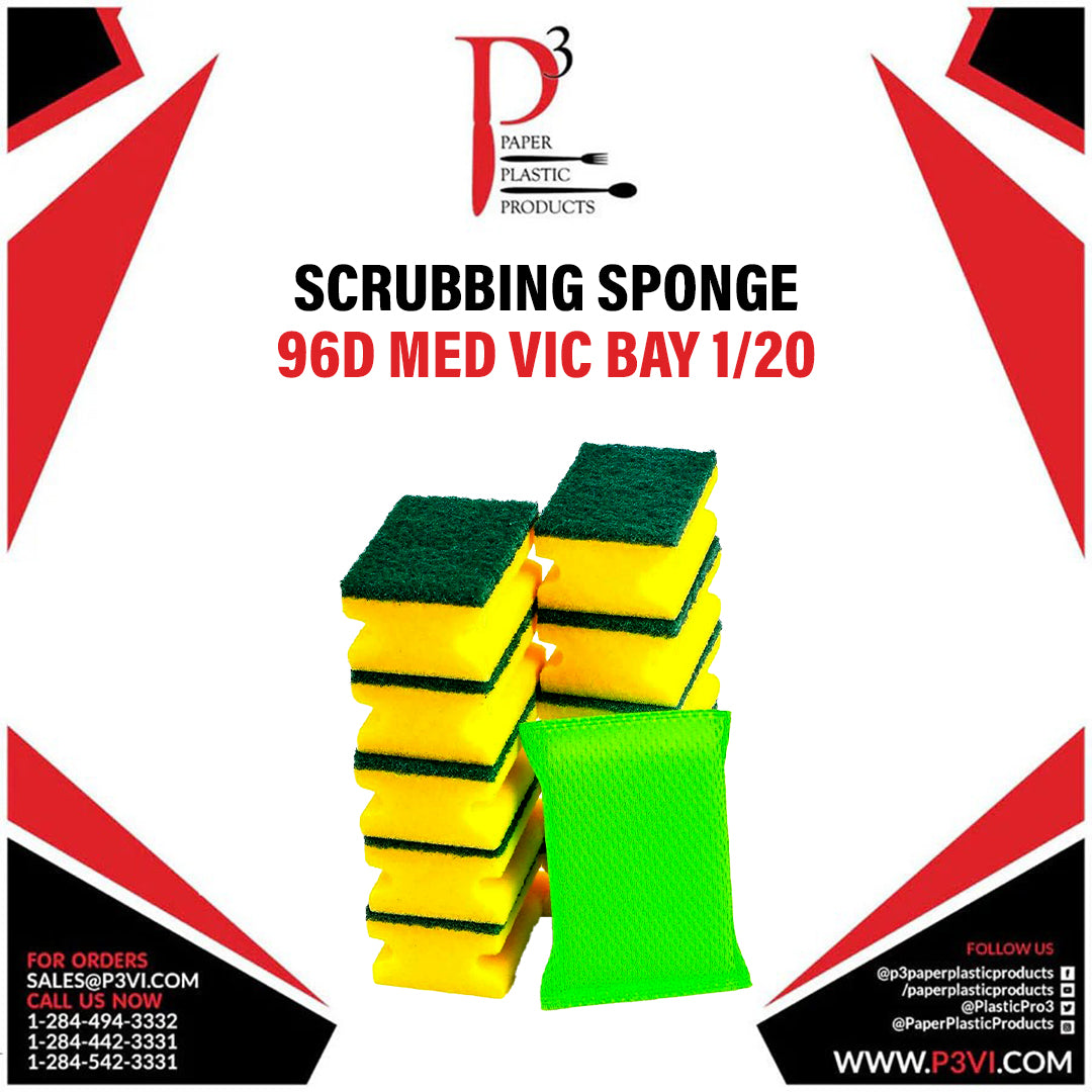 Scrubbing Sponge 96D Med Vic Bay 1/20
