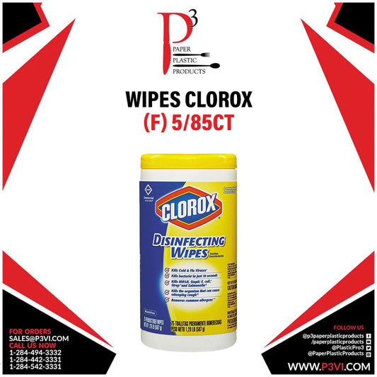 Wipes Clorox (F) 5/85ct