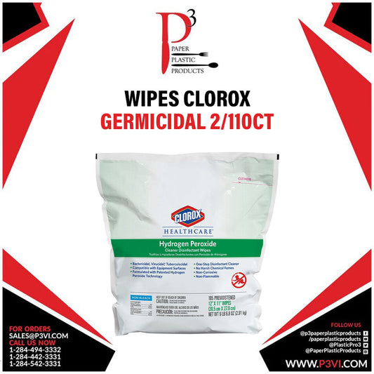 Wipes Clorox Germicidal 2/110ct