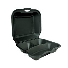 8x8 Foam Tray 3 Div BLACK T.E 2/100