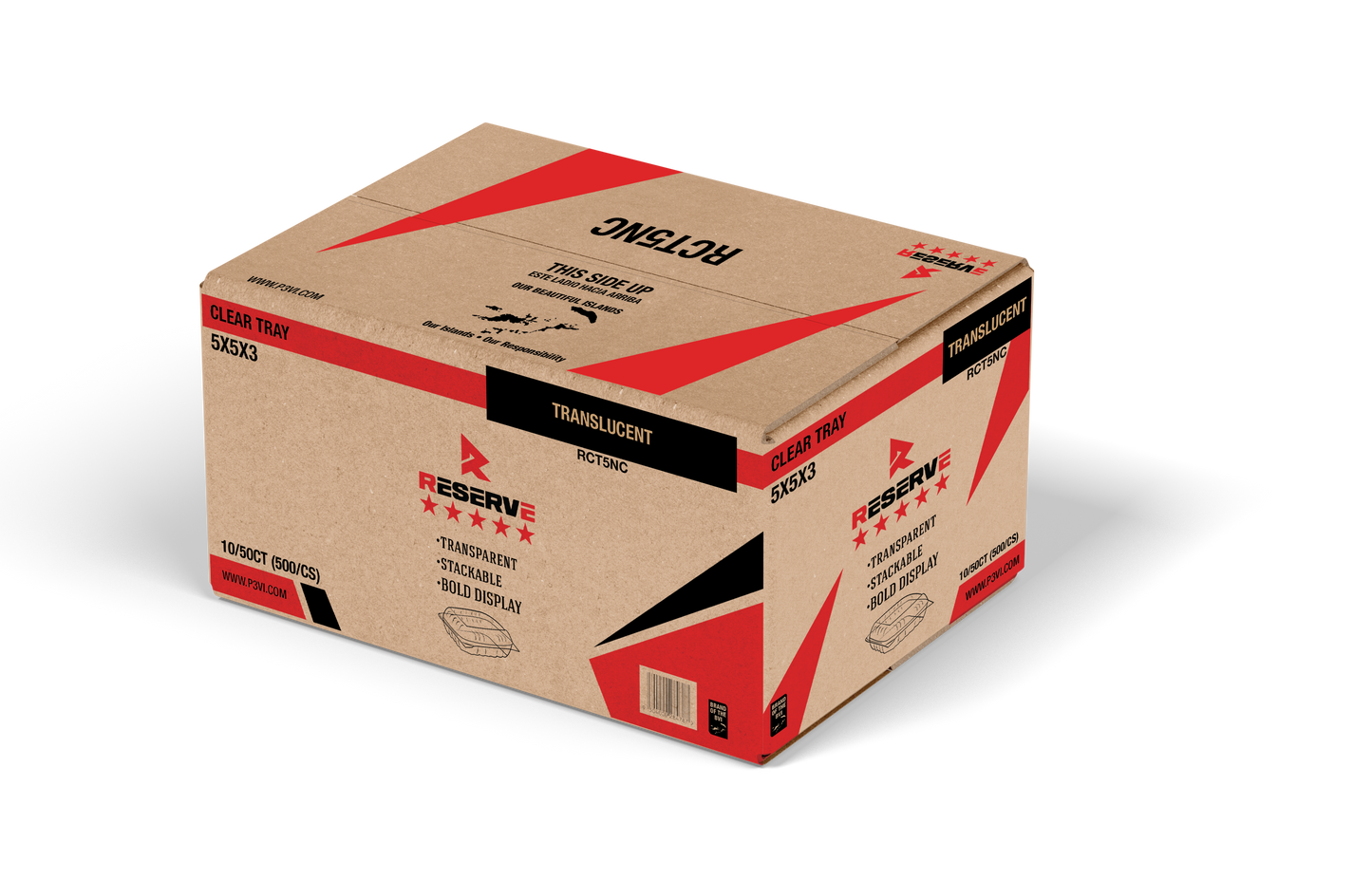 5x5 Clear Tray Reserve 2/125 | FCTR10001 | RCT5250