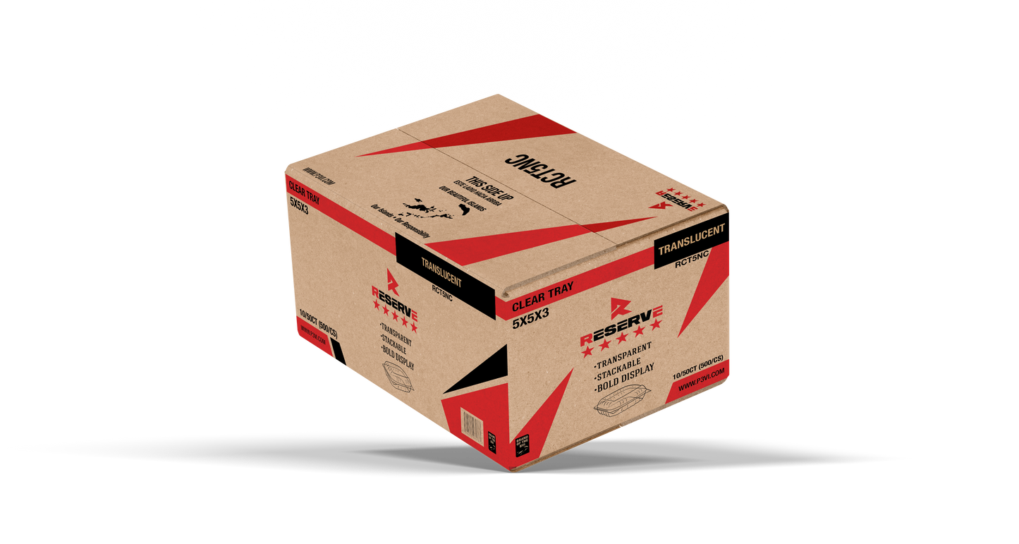 5x5 Clear Tray Reserve 2/125 | FCTR10001 | RCT5250