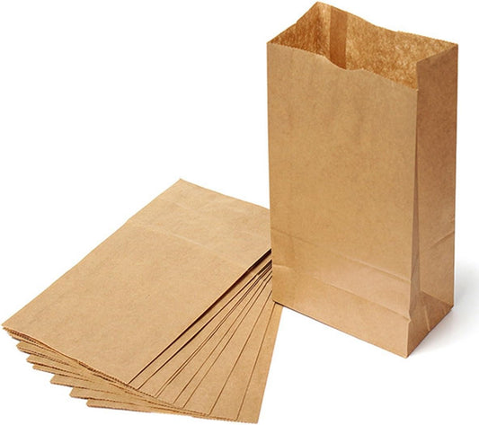 6# Brown Paper Bags 4/500 | BPB10003 | 18406