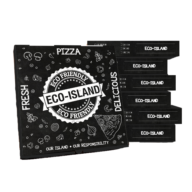 Pizza Box 16" Eco-Island BL 1/50