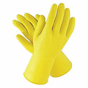 Glove Latex Yellow L 12/12 - P3, Paper Plastic Products Inc.