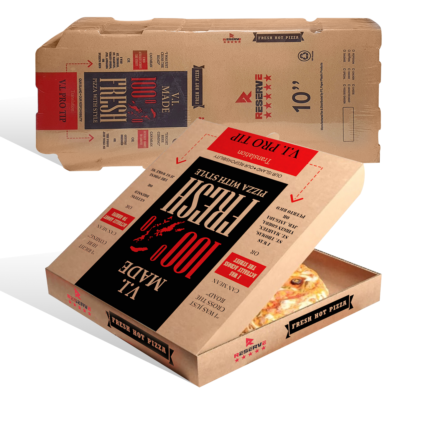 Pizza Box Reserve 1/50 (Island Quotes)