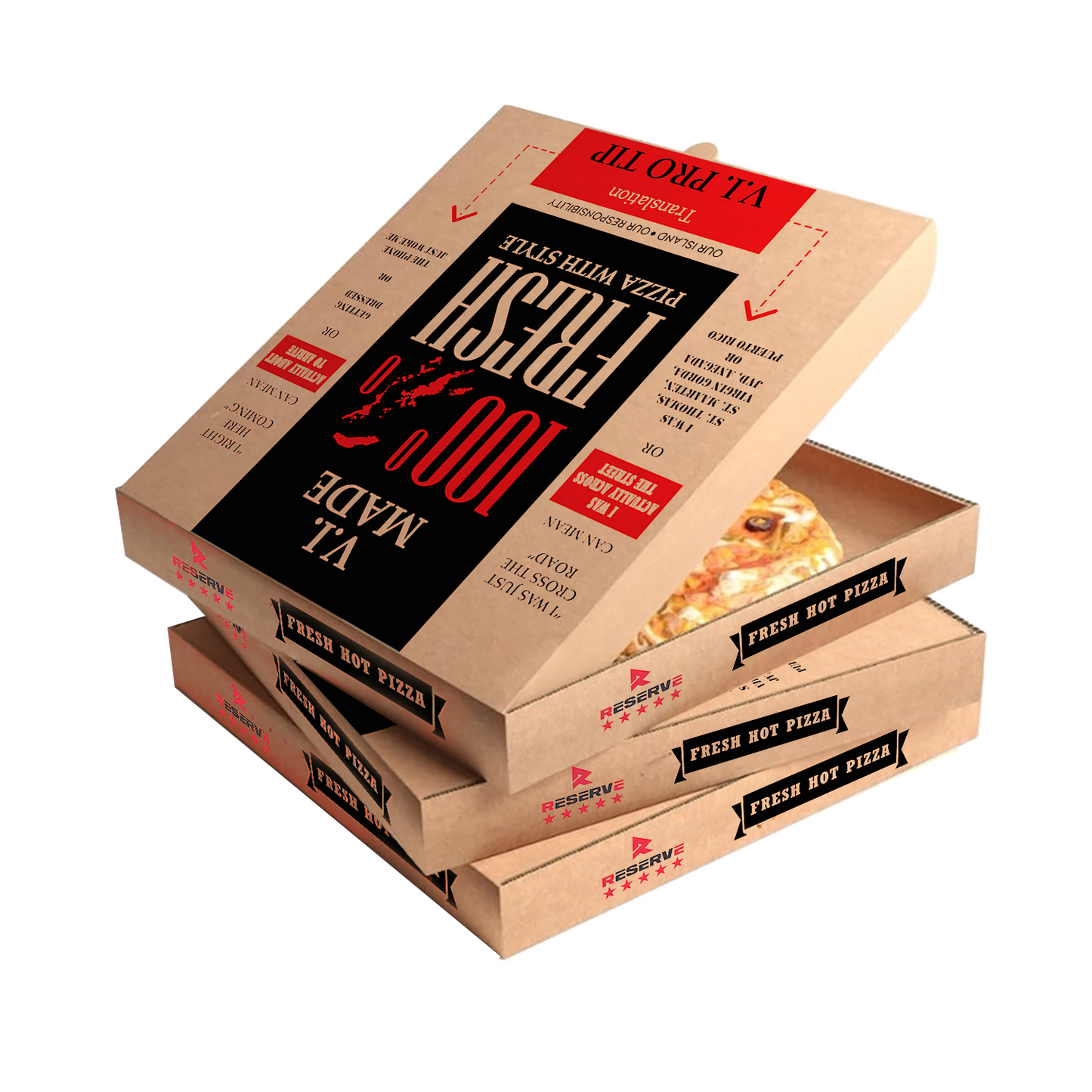 Pizza Box Reserve 1/50 (Island Quotes)