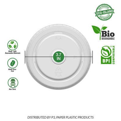 12oz Eco-Island Flat Lids 20/50