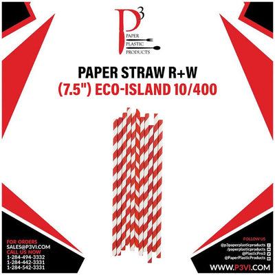 Paper Straw R+W (7.5