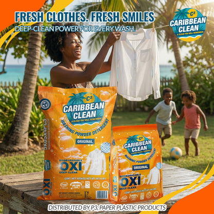 Washing Powder Detergent Lemon Caribbean Clean 5kgs. 4/1 | CCP10009 | CCWP5KG4