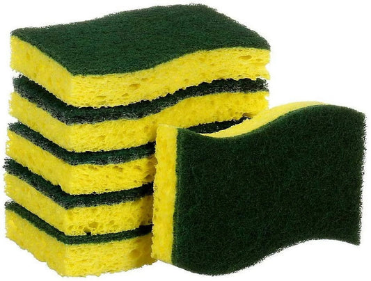 Scrubbing Sponge 74 Green & Yellow 1/20