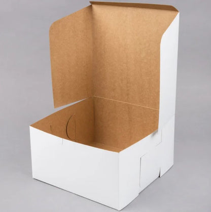 Cake Box 10"x 10"x5" White 1/100