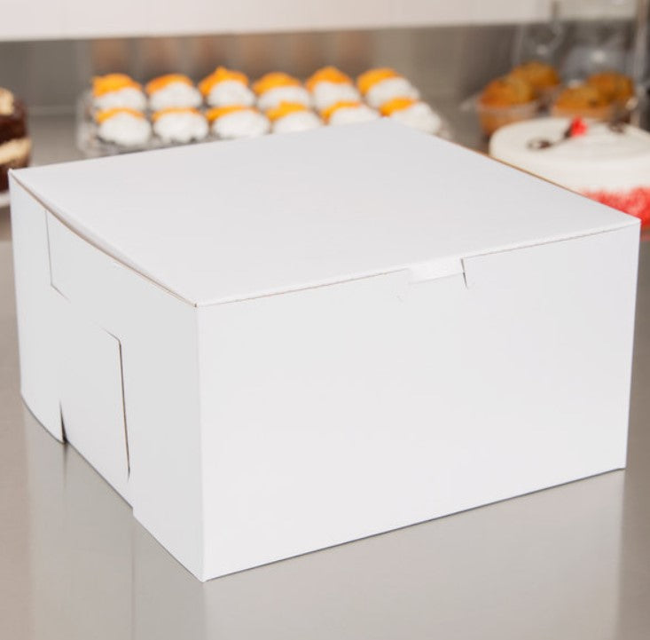 Cake Box 10"x 10"x5" White 1/100