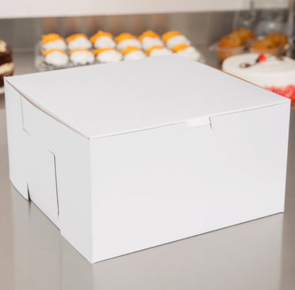 Cake Box 10"x 10"x5" White 1/100