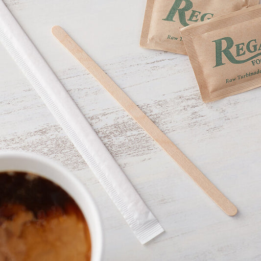 Stirrers Coffee Wood 5.5" EcoChoice 1/1000