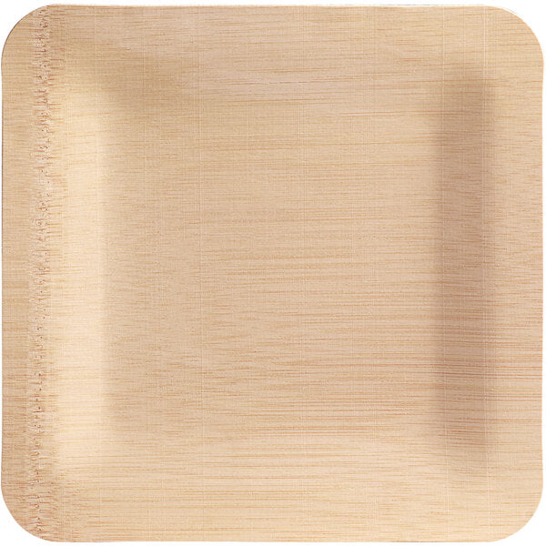 Wooden 7" Square Plates Choice 1/100