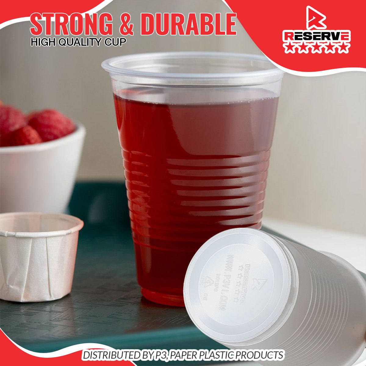 P/Cups Translucent Reserve (12oz, 16oz)