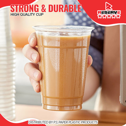 Reserve Clear Cups – 16oz, 12oz, 10oz, 9oz 20/50