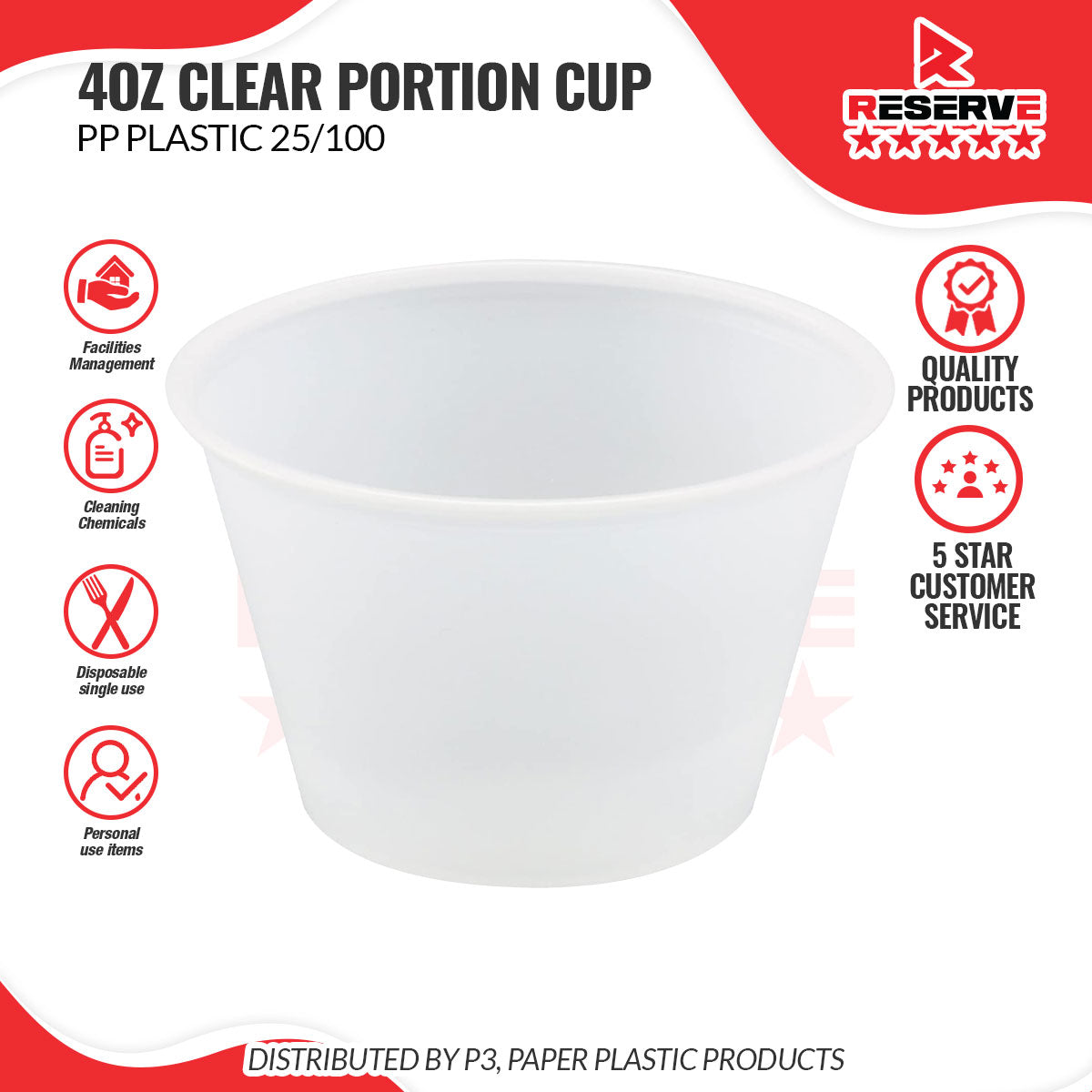 Souffle Cup Reserve 25/100 (2oz & 4oz)