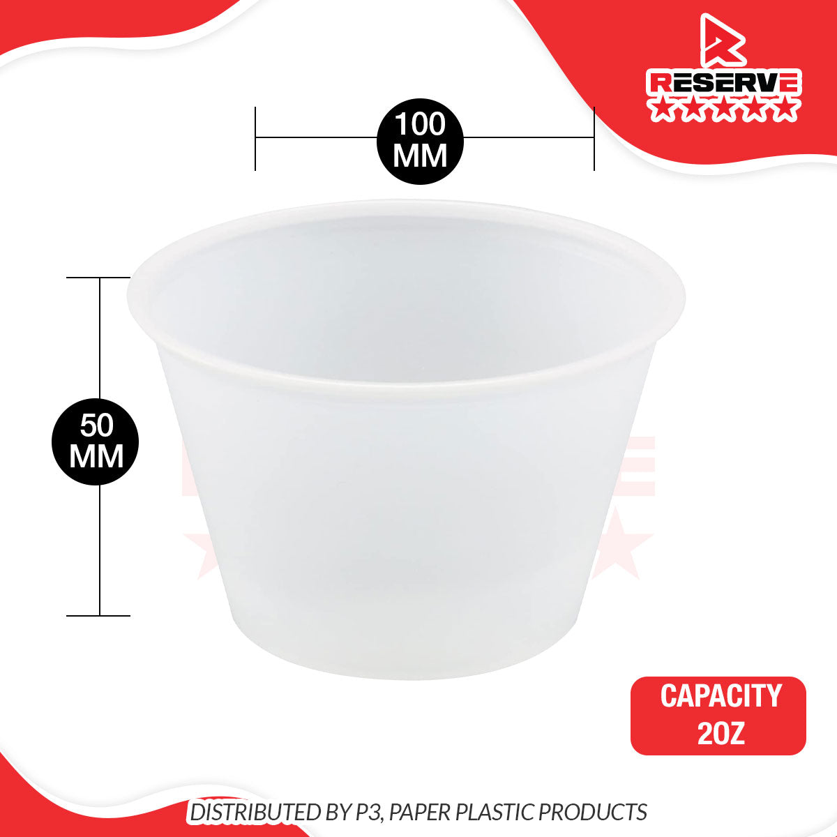 Souffle Cup Reserve 25/100 (2oz & 4oz)